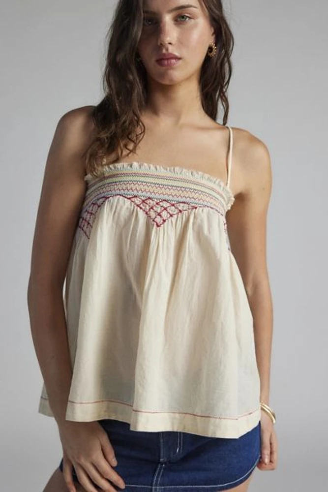 Kimchi Blue Alexa Smocked Tube Top | Square One