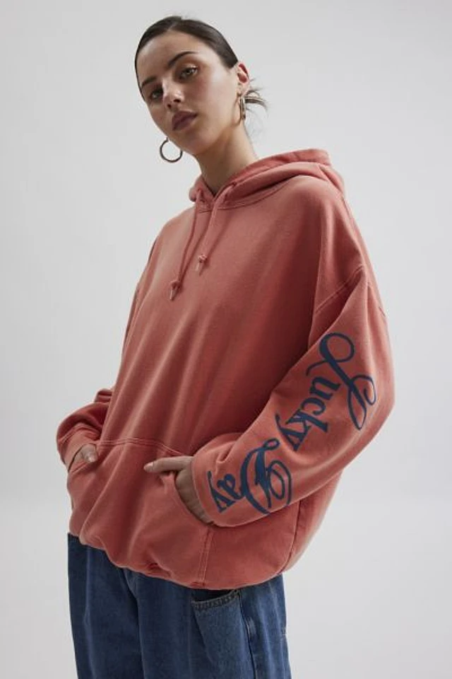 Urban Outfitters Lucky Day Graphic Overdyed Hoodie