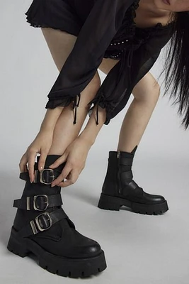 Compare Steve Madden Francine Moto Boot | Pacific City