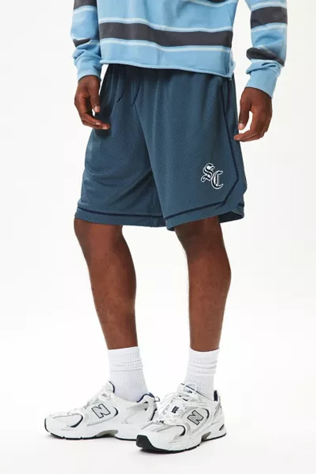 HUF x Alien Labs Black Mesh Basketball Shorts