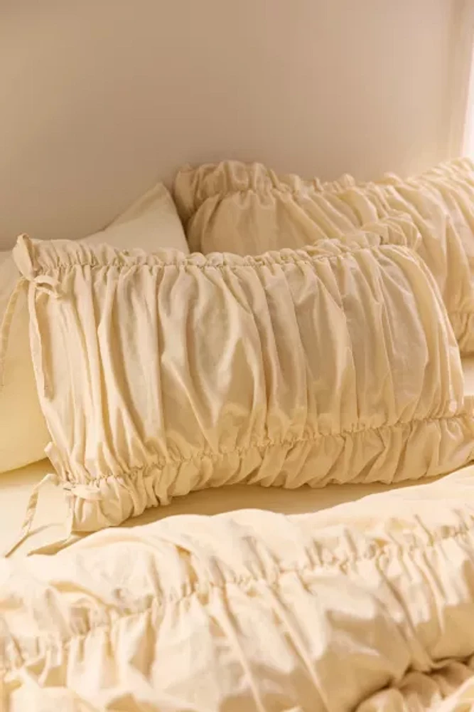 Urban Outfitters Melody Cinched Core Sham Set | Pacific City