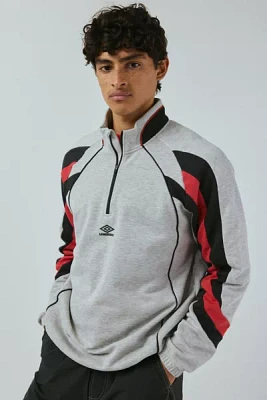 Francesca's Angelica Embroidered Sherpa Quarter Zip Jacket