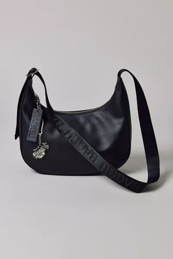BAGGU Medium Recycled Leather Crescent Bag | Pacific City