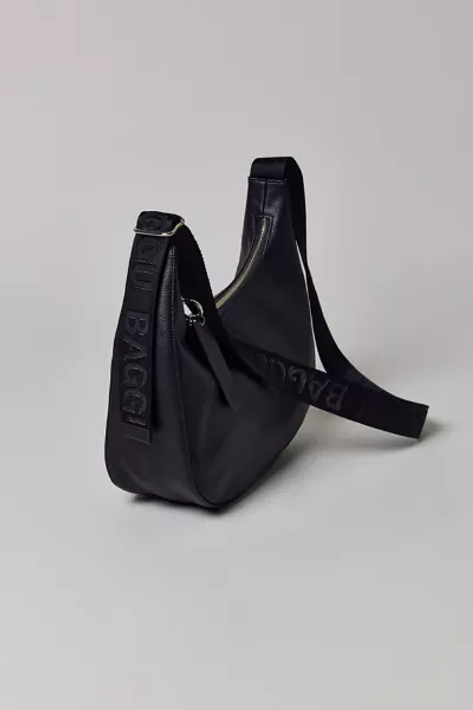 BAGGU Medium Recycled Leather Crescent Bag | Pacific City