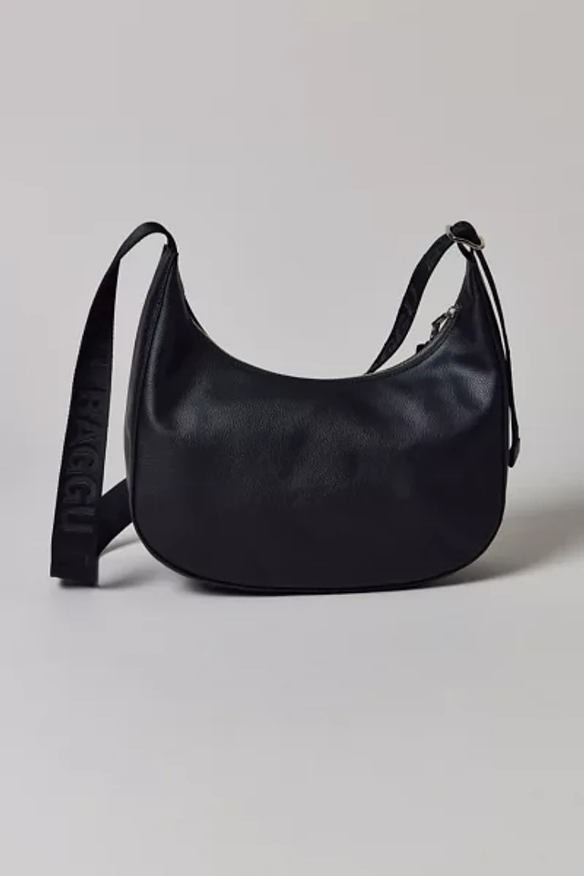 BAGGU スモール ナイロン クレッセントバッグ　ブラック Amazon.com: BAGGU Small Nylon Crescent Bag - Black 37