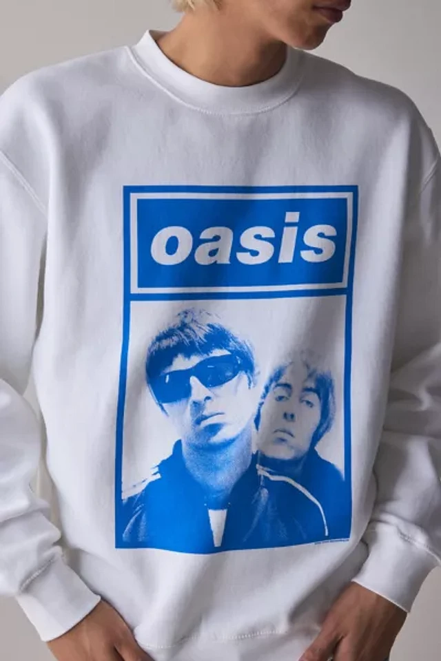 Urban Outfitters Oasis Logo Graphic Crew Neck Sweatshirt