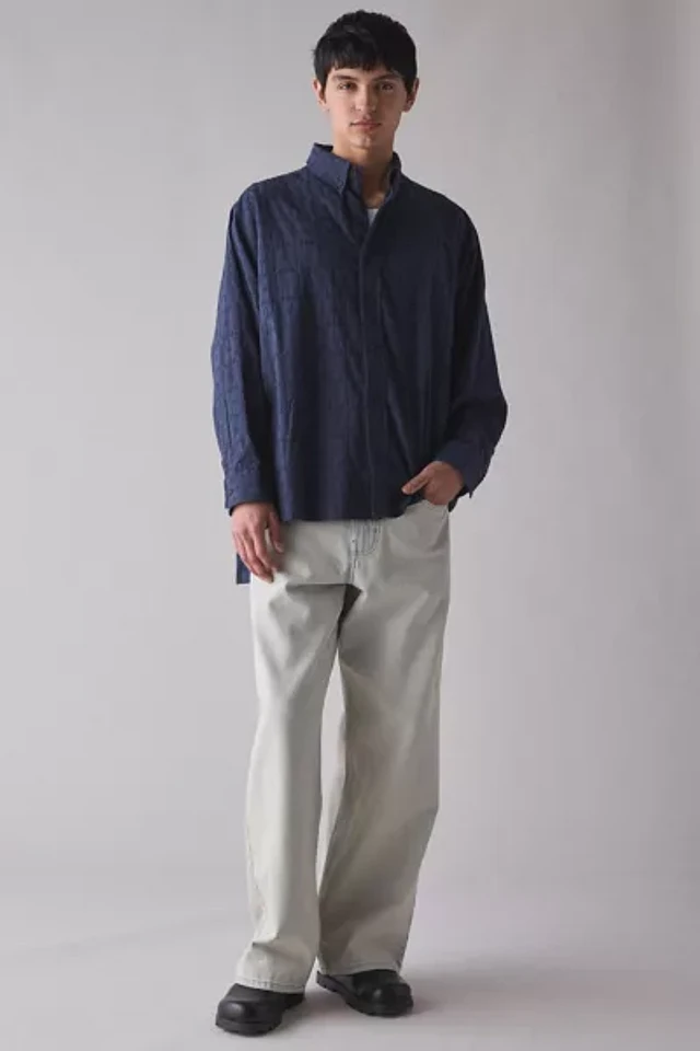 【AJO AJOBYAJO】25SS★ Dobby Batwing Shirt MUSINSA | AJOBYAJO Dobby Batwing Shirt [BLACK]