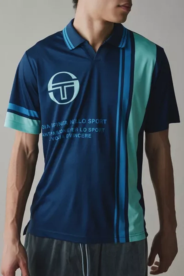 Sergio Tacchini Cosimo Zip-Up Polo Shirt | Pacific City Sergio Tacchini Cosimo Zip-Up Polo Shirt | Pacific City