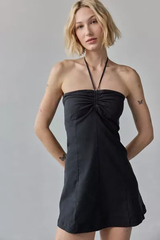 Kimchi Blue Cate Y-Neck Halter Mini Dress | The Summit