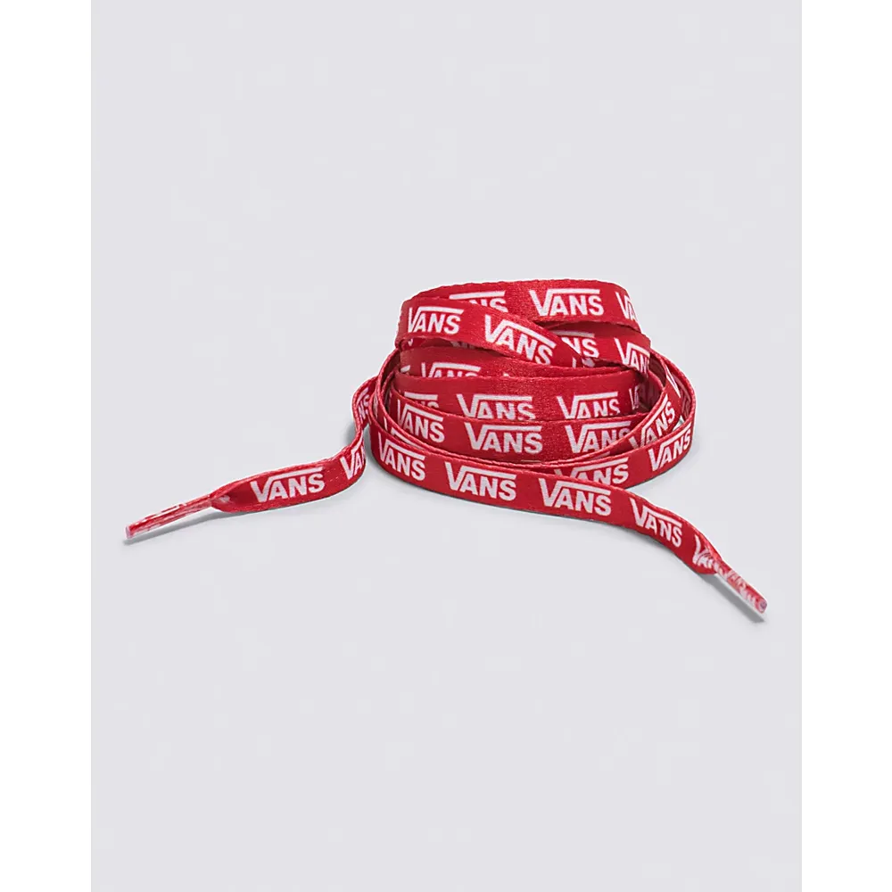 Vans | Vans Shoe Laces 36 Chili Pepper/White | Hamilton Place