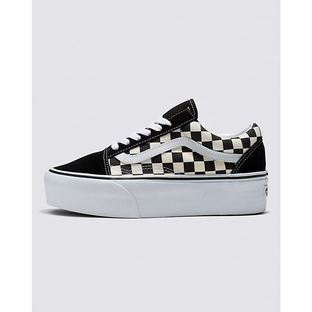 Old Skool Stackform Checkerboard Shoe