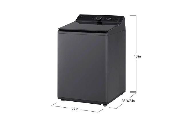 LG 5.0 cu. ft. Mega Capacity Smart Front Load Washer with AI DD 