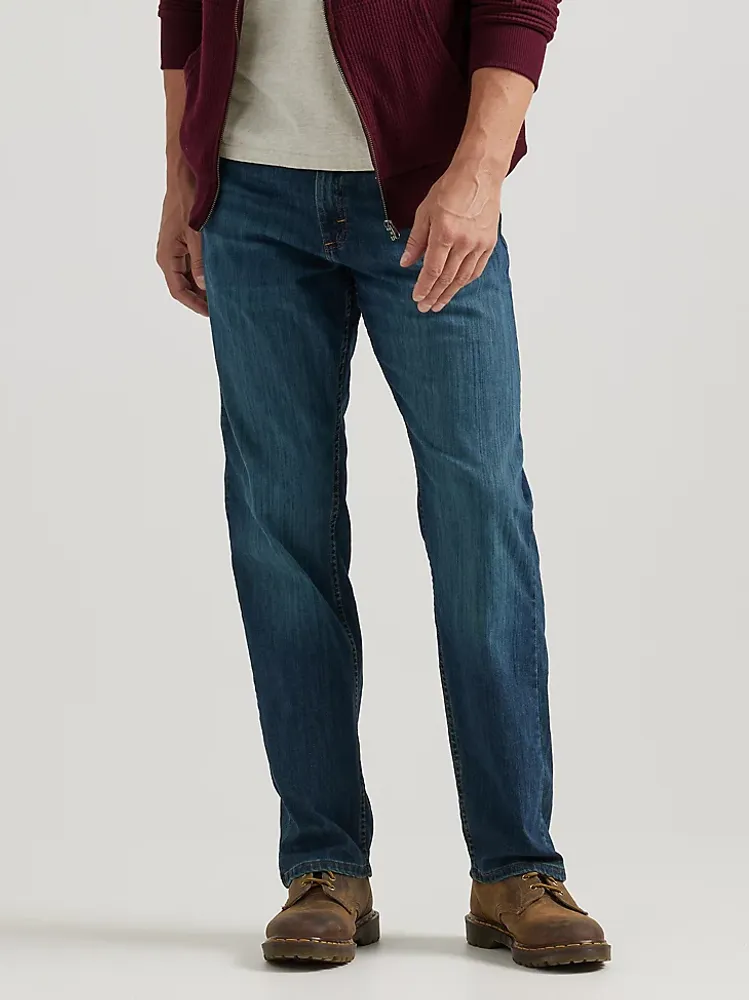 Wrangler Authentics Men's Relaxed Fit Comfort Flex Jean Carbon | The ...