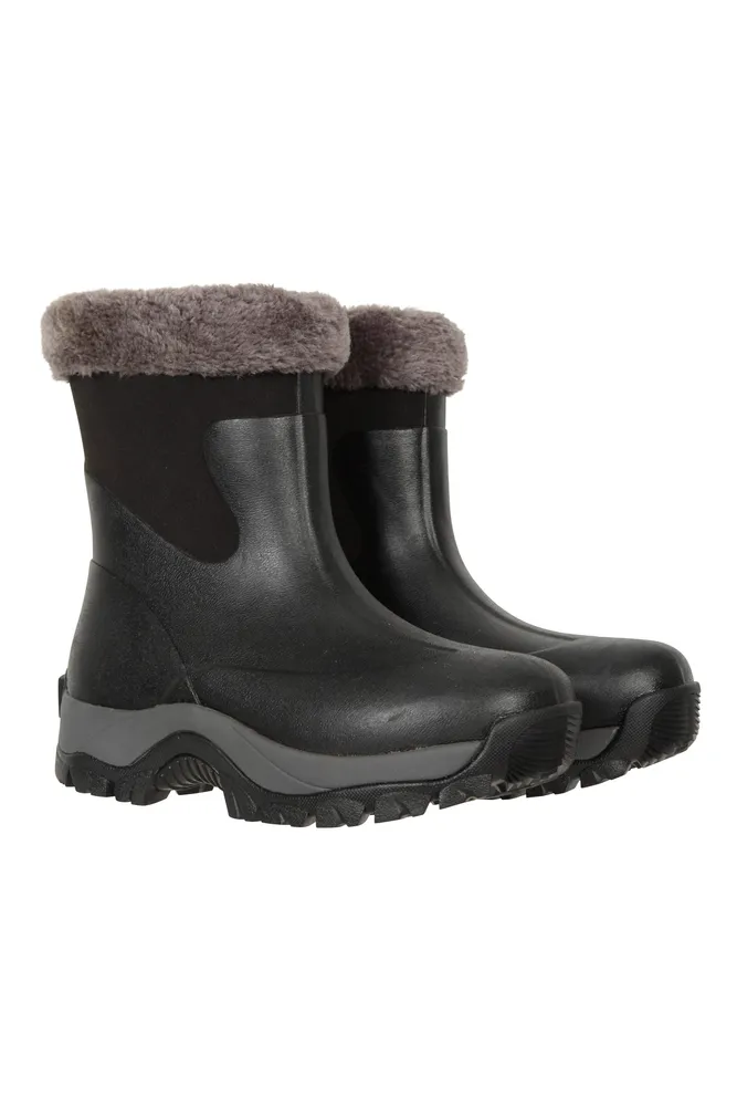 Fleece lined rain boots cheap