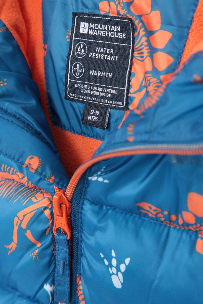 Fleece lined 2024 padded coat