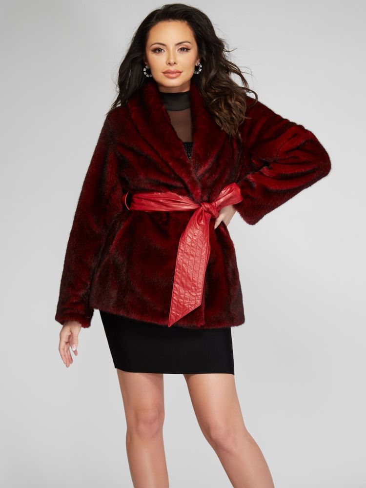 GUESS Olaia Faux Fur Coat Mall of America