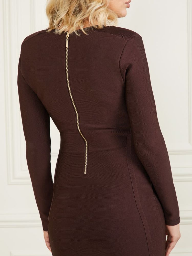 Guess sweetheart bandage bodycon sales dress