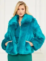 GUESS Gwenda Faux Fur Jacket Shop Midtown