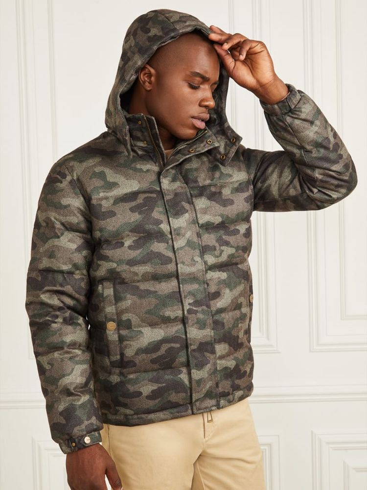 Superdry camo puffer sales jacket