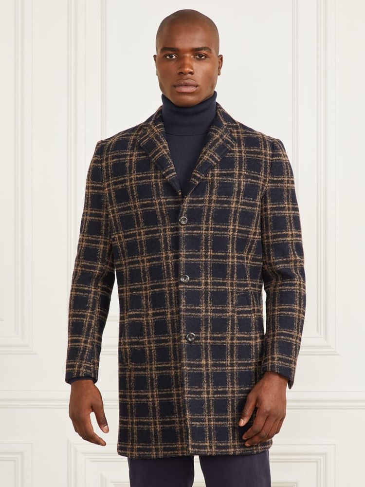 Guess plaid coat outlet