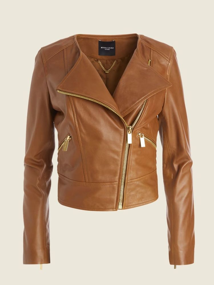 Rylee leather hotsell biker jacket