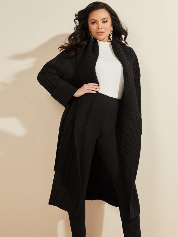 Guess black cardigan hot sale