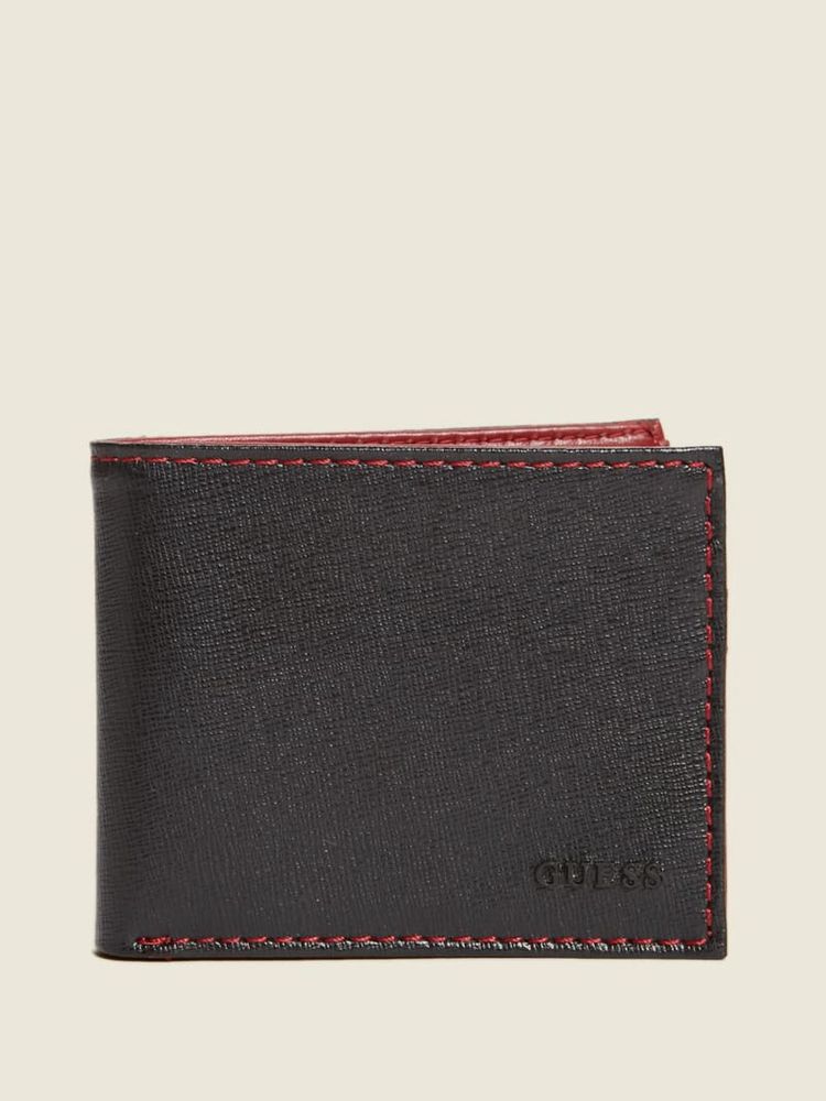 GUESS Contrast Stitch Slimfold Wallet Shop Midtown