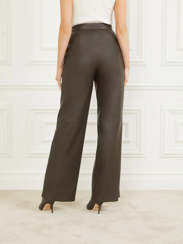 Marciano Vixen Faux-Leather Wide Leg Pant | Yorkdale Mall