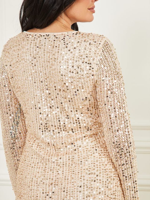 Guess sequin dress discount
