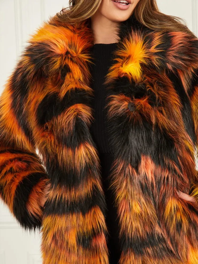 Marciano Kierra Faux-Fur Coat | Yorkdale Mall