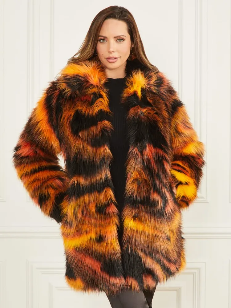 Marciano Kierra Faux-Fur Coat | Yorkdale Mall
