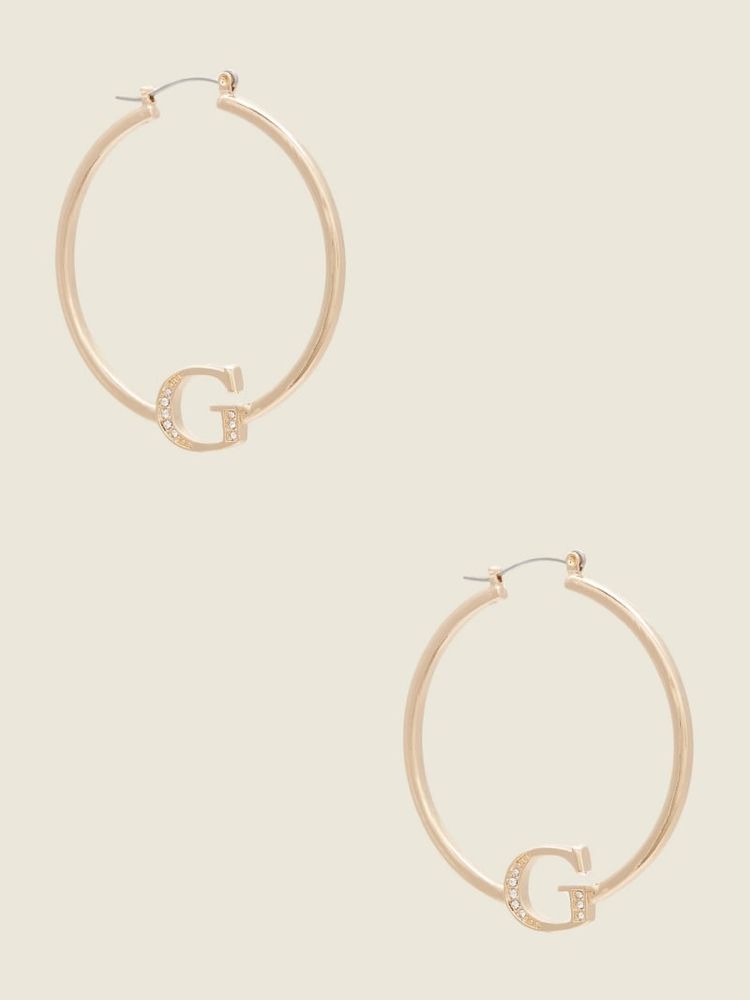 Guess logo clearance earrings