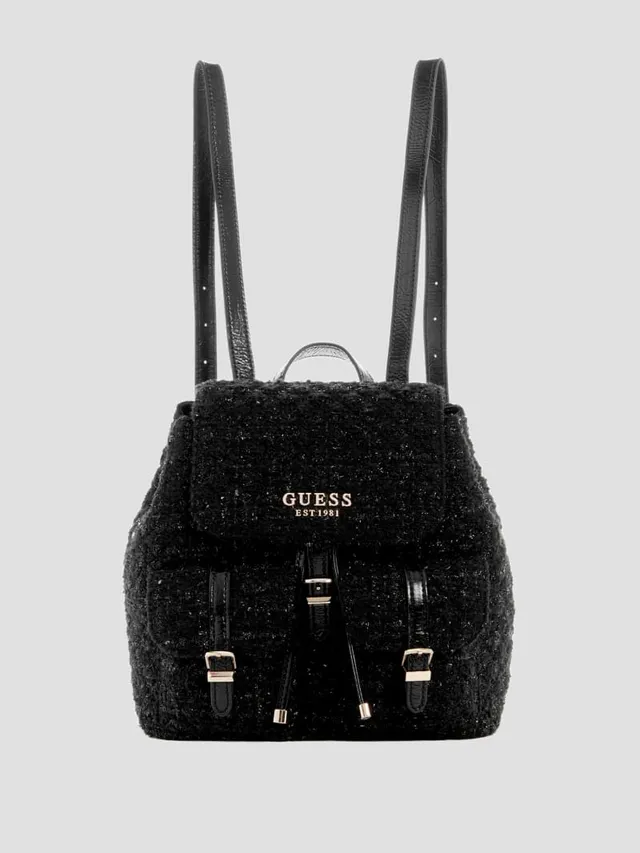 Guess cornelia velvet mini backpack new arrivals