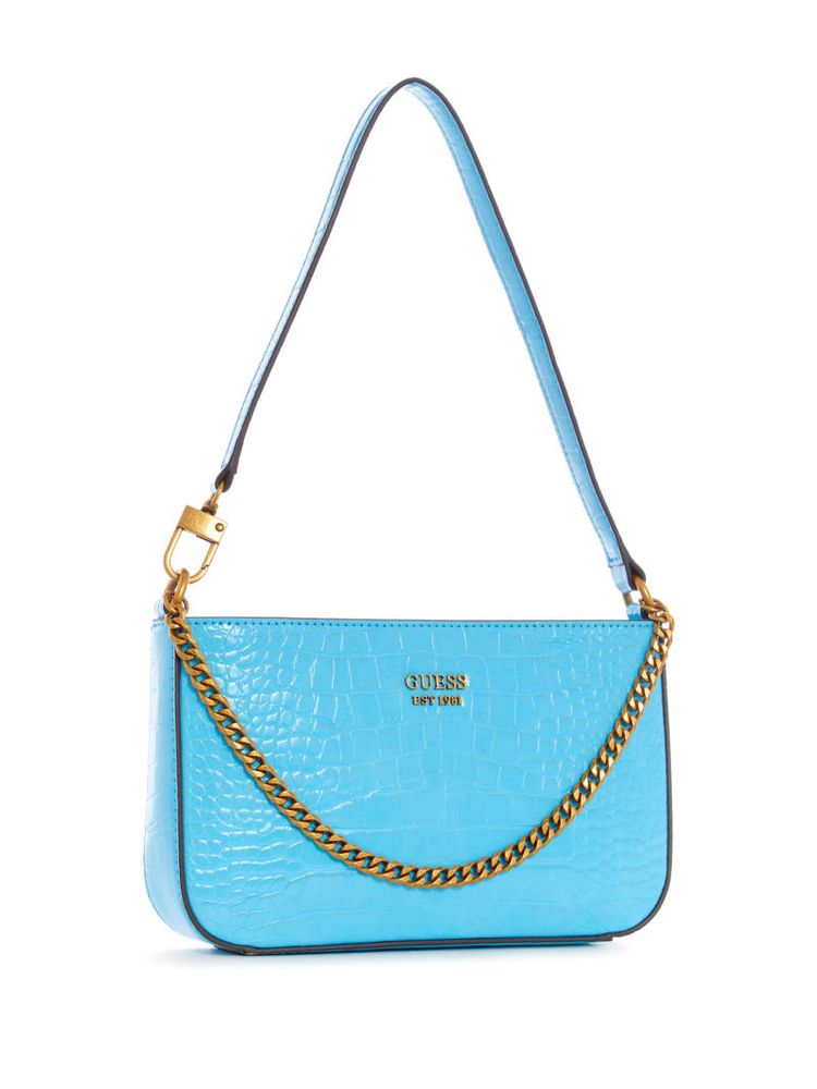 GUESS Katey Mini Croc Shoulder Bag | Bramalea City Centre