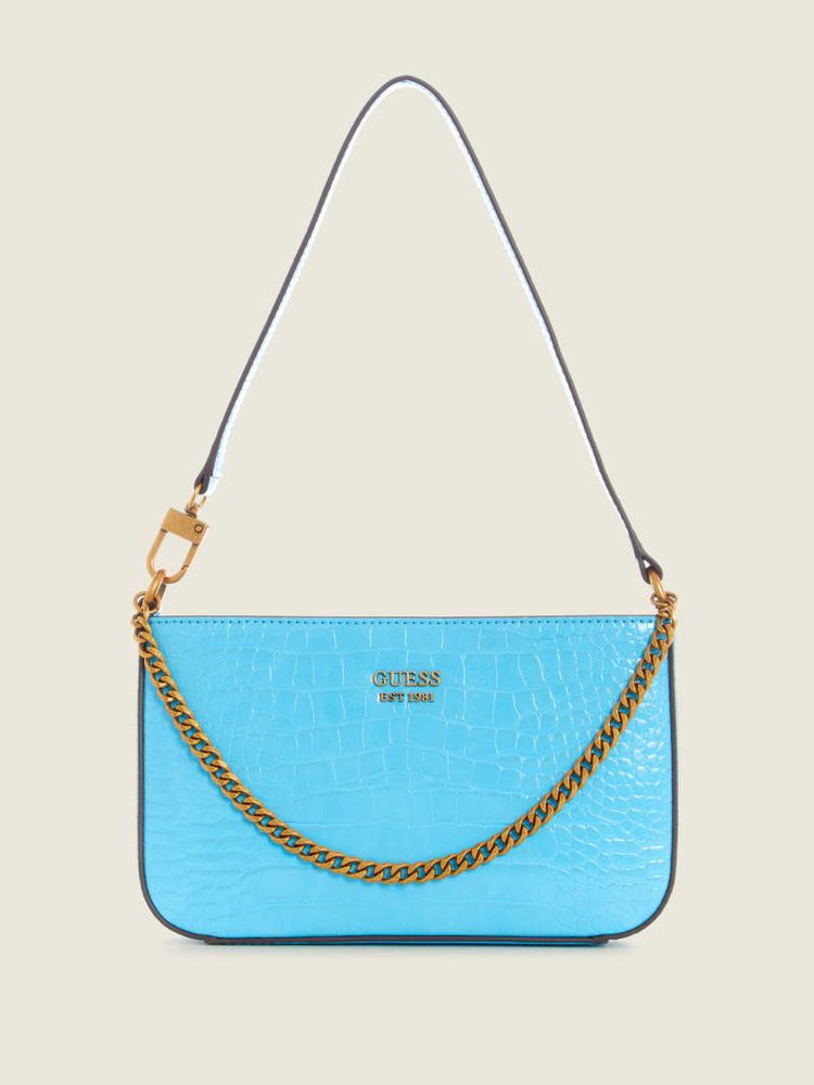 GUESS Katey Mini Croc Shoulder Bag | Bramalea City Centre