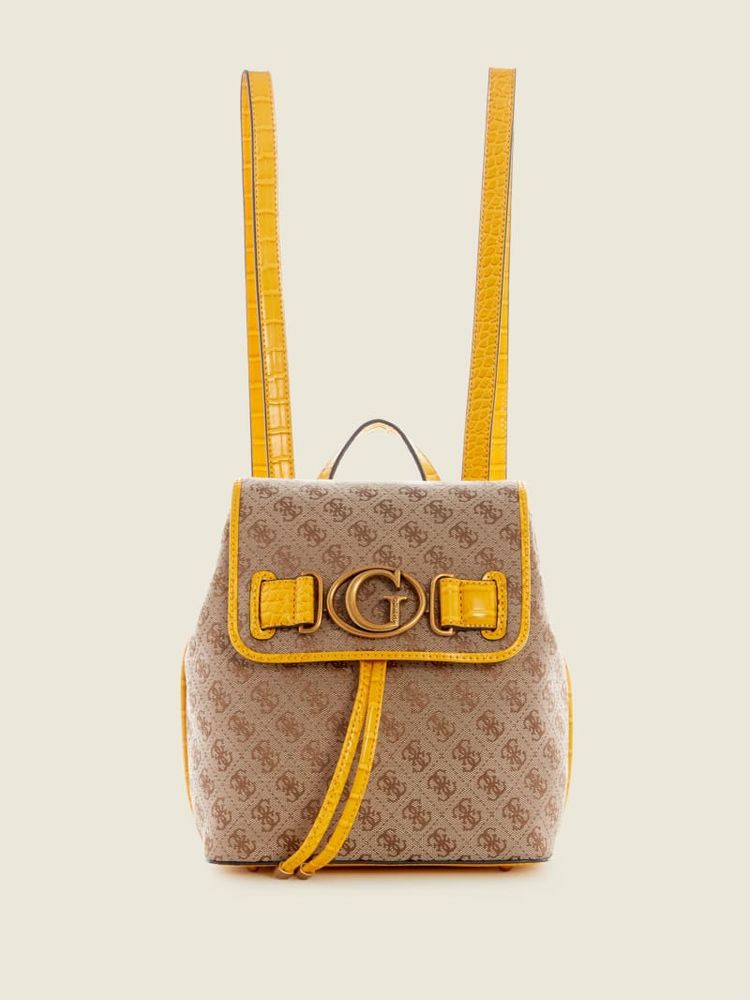 Guess yellow hotsell backpack