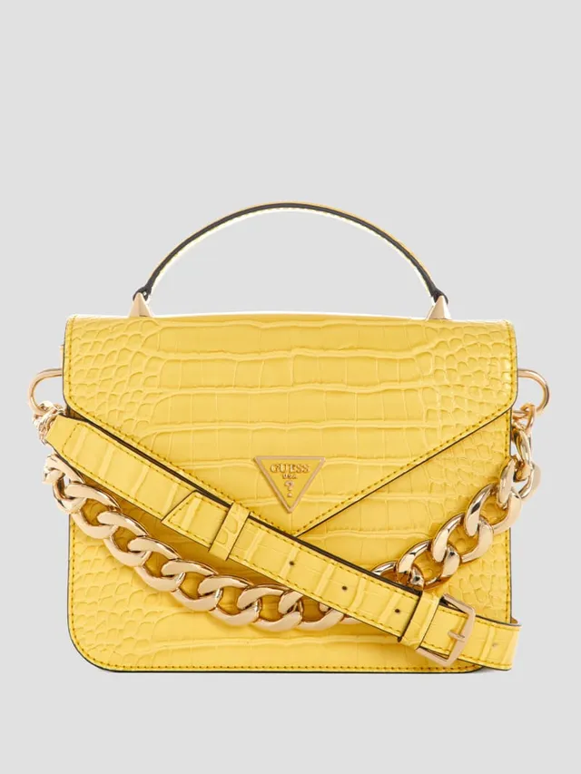 Guess yellow crossbody outlet bag