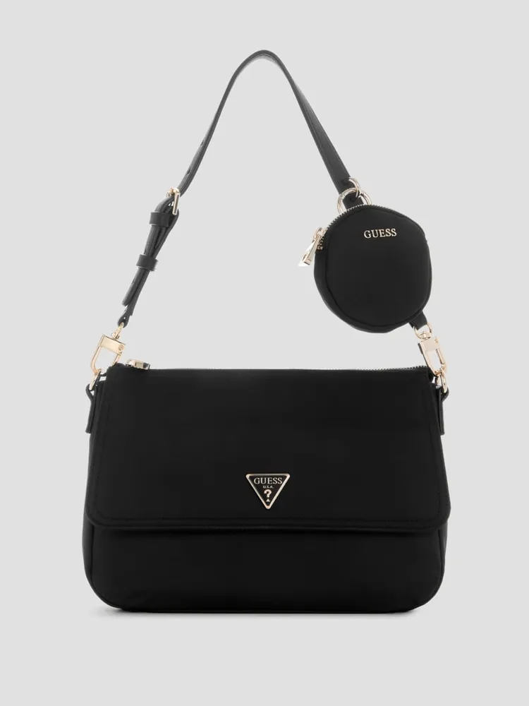 Zip top shoulder bag discount