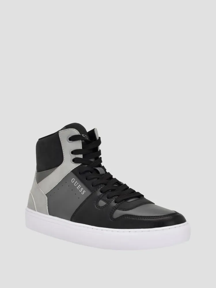 Guess black high top sneakers 2025