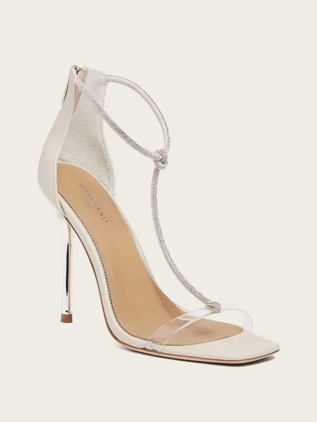 Marciano Heeled T Strap Sandal Yorkdale Mall