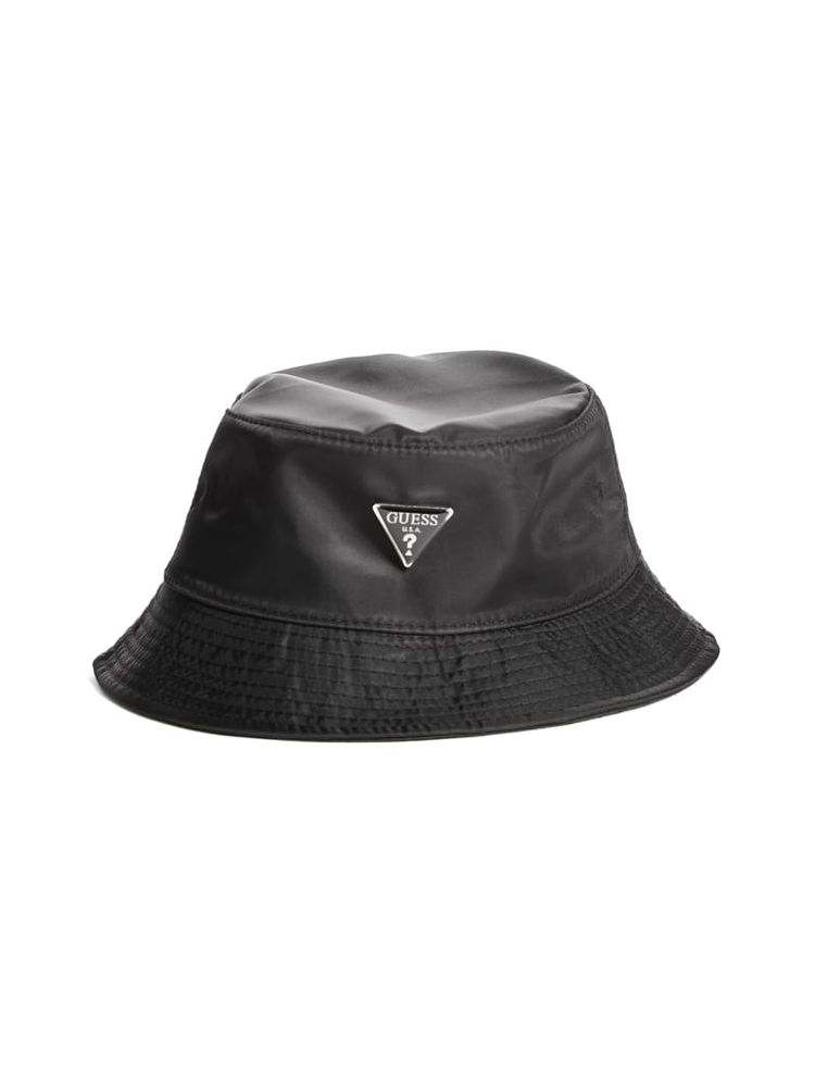 GUESS Logo Emblem Nylon Bucket Hat Shop Midtown