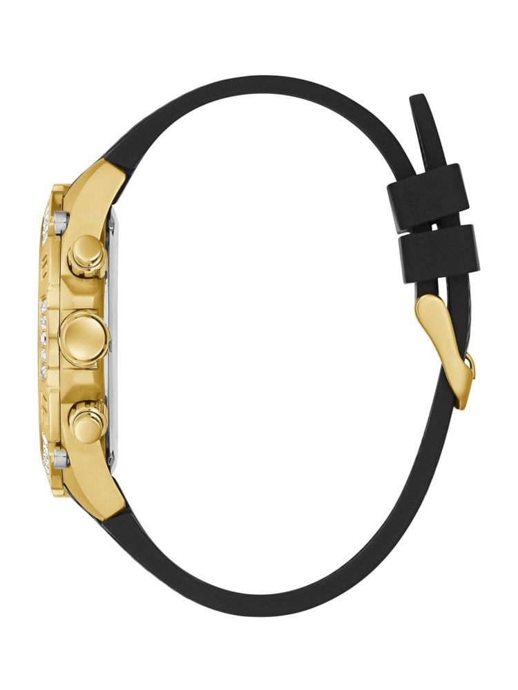 GUESS Gold Tone And Black Tachymeter Watch Bramalea City Centre