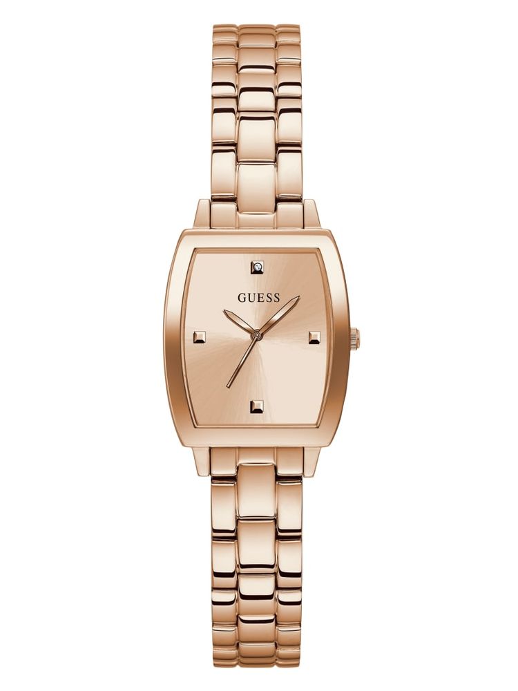 GUESS Rose Gold Tone and Diamond Analog Watch Shop Midtown