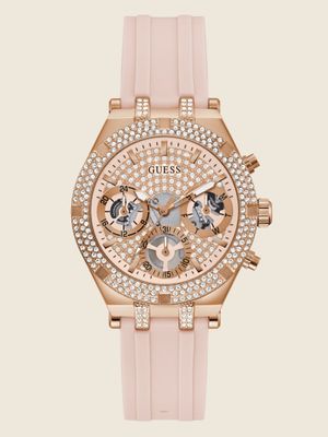 Guess watch navy shop and rose gold