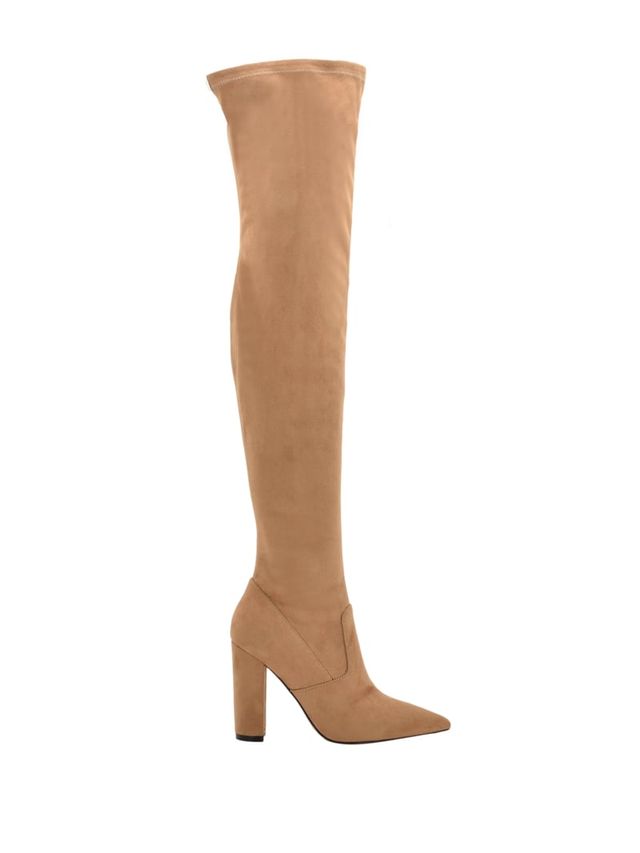Guess over the deals knee boots suede