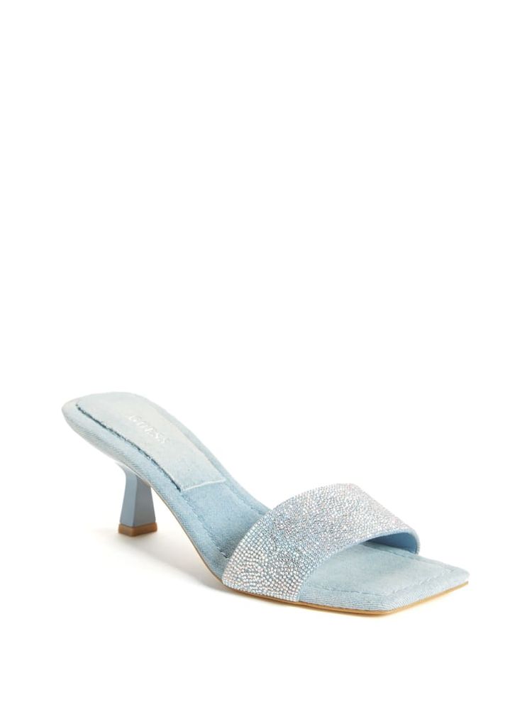 Guess logo heels best sale