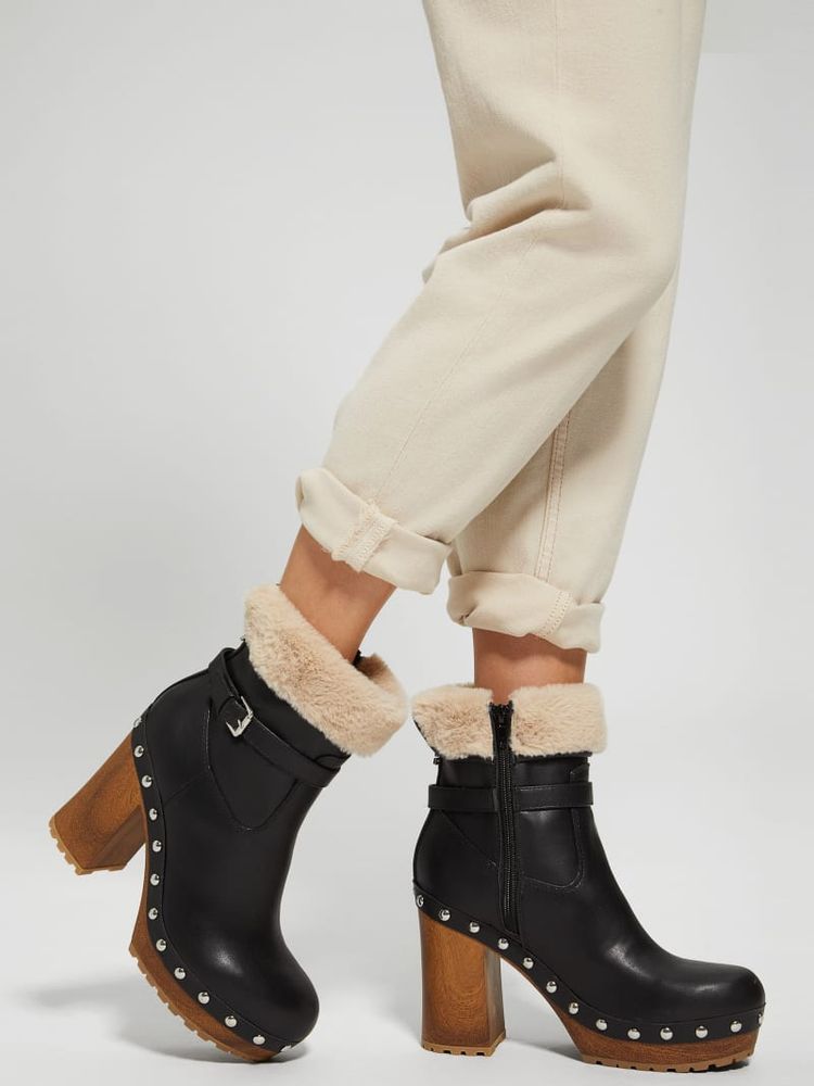 GUESS Damina Faux Fur Lined Booties Bramalea City Centre