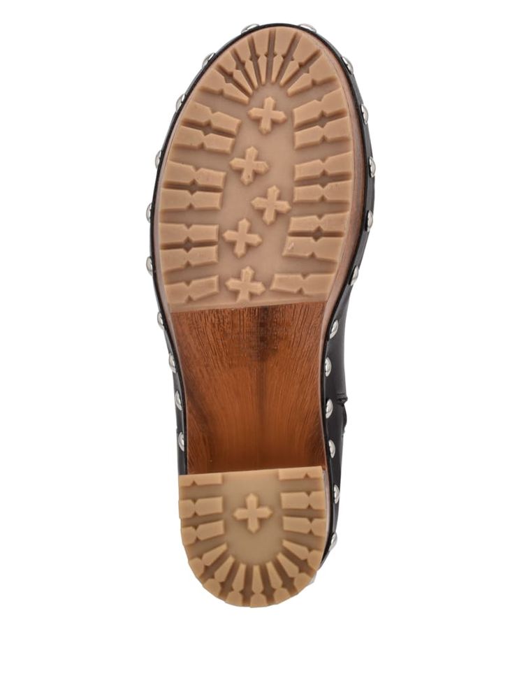 Brown shop studded booties