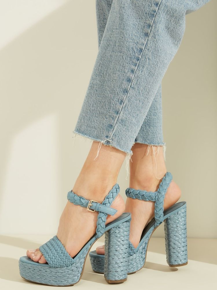 Guess holie detail dress platform pumps on sale
