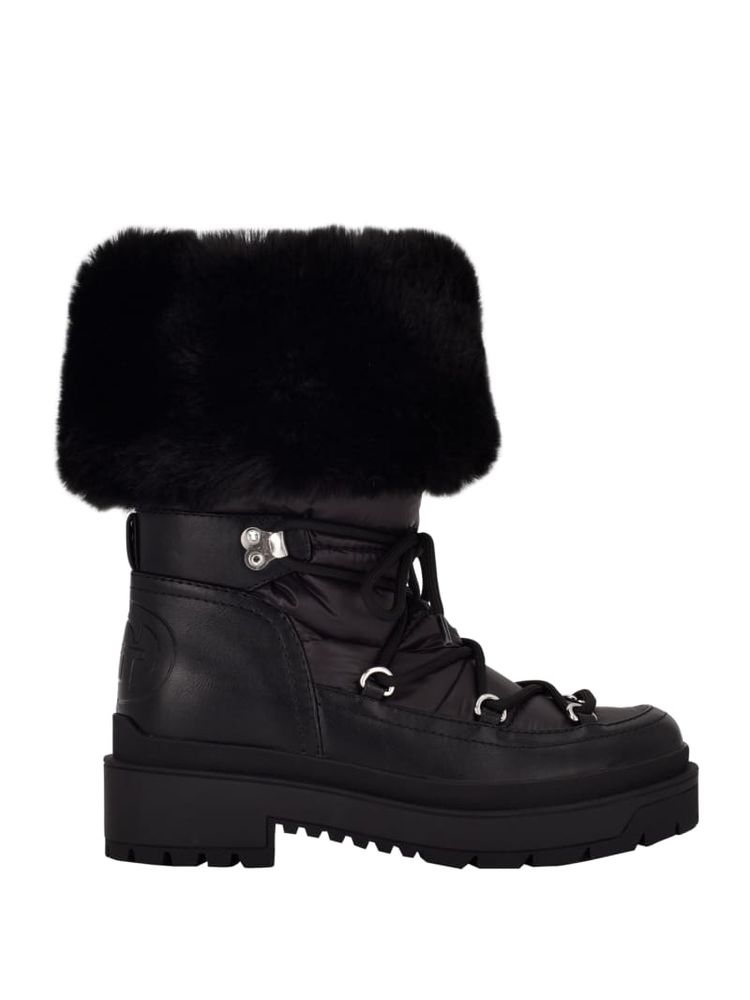 GUESS Larya Faux Fur Snow Boots Bramalea City Centre